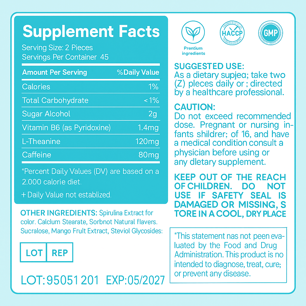 Energy & Focus Mints